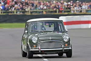 Prints of Aimee Watts, Morris Mini Cooper S, Whitmore Cup, a twenty minute single driver race for saloon cars with an engine capacity below 2 litres that competed in the years 1960 to 1966 Goodwood 82nd Members Meeting Prints: CZ1_9491 Aimee Watts, Morris Mini Cooper S.jpg