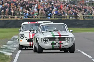 Prints of Andrew Bergbaum, Alfa Romeo Giulia Sprint GTA, Whitmore Cup, a twenty minute single driver race for saloon cars with an engine capacity below 2 litres that competed in the years 1960 to 1966 Goodwood 82nd Members Meeting Prints: CZ1_9496 Andrew Bergbaum, Alfa Romeo Giulia Sprint GTA.jpg