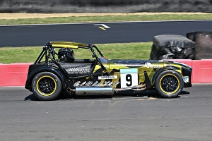 Prints of Harry Cook, Caterham 420R, 2025 Dutch Barn Vodka Caterham Seven Championship UK, two twenty minute races over the weekend, in the iconic Caterham Seven BTCC Brands Hatch May 2025 Prints: CZ2_3663 Harry Cook, Caterham 420R.jpg