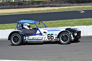 Prints of Jake Swann, Caterham 420R, 2025 Dutch Barn Vodka Caterham Seven Championship UK, two twenty minute races over the weekend, in the iconic Caterham Seven BTCC Brands Hatch May 2025 Prints: CZ2_3667 Jake Swann, Caterham 420R.jpg