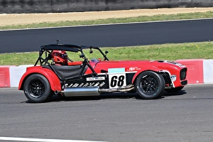Prints of Christopher Welch, Caterham 420R, 2025 Dutch Barn Vodka Caterham Seven Championship UK, two twenty minute races over the weekend, in the iconic Caterham Seven BTCC Brands Hatch May 2025 Prints: CZ2_3674 Christopher Welch, Caterham 420R.jpg