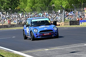 Prints of Rhys Hurd, Westbourne Motorsport, 2025 Vertu MINI Challenge Trophy, two twenty minute races a over the weekend, single marque racing BTCC Brands Hatch May 2025 Prints: CZ2_3700 Rhys Hurd, Westbourne Motorsport.jpg