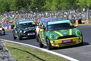 Prints of Alex Keens, Graves Motorsport, 2025 Vertu MINI Challenge Trophy, two twenty minute races a over the weekend, single marque racing BTCC Brands Hatch May 2025 Prints: CZ2_3721 Alex Keens, Graves Motorsport.jpg