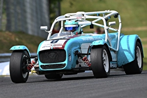 Prints of Chris Fraser, Caterham 420R, 2025 Dutch Barn Vodka Caterham Seven Championship UK, two twenty minute races over the weekend, in the iconic Caterham Seven BTCC Brands Hatch May 2025 Prints: CZ2_4740 Chris Fraser, Caterham 420R.jpg