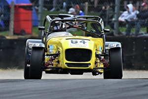 Prints of Tom Eden, Caterham 420R, 2025 Dutch Barn Vodka Caterham Seven Championship UK, two twenty minute races over the weekend, in the iconic Caterham Seven BTCC Brands Hatch May 2025 Prints: CZ2_4806 Tom Eden, Caterham 420R.jpg