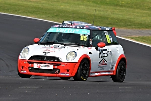 Prints of Joshua Wilby, Team Avago, 2025 Vertu MINI Challenge Trophy, two twenty minute races a over the weekend, single marque racing BTCC Brands Hatch May 2025 Prints: CZ2_4852 Joshua Wilby, Team Avago.jpg