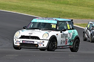 Prints of Ronnie Smith, Race Car Consultants Ltd, 2025 Vertu MINI Challenge Trophy, two twenty minute races a over the weekend, single marque racing BTCC Brands Hatch May 2025 Prints: CZ2_4853 Ronnie Smith, Race Car Consultants Ltd.jpg