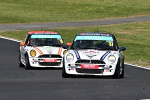 Prints of Charlie Barre, Chandler Motorsport, 2025 Vertu MINI Challenge Trophy, two twenty minute races a over the weekend, single marque racing BTCC Brands Hatch May 2025 Prints: CZ2_4866 Charlie Barre, Chandler Motorsport.jpg