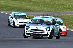 Prints of Gabe Fairbrother, EXCELR8 Motorsport, 2025 Vertu MINI Challenge Trophy, two twenty minute races a over the weekend, single marque racing BTCC Brands Hatch May 2025 Prints: CZ2_4873 Gabe Fairbrother, EXCELR8 Motorsport.jpg