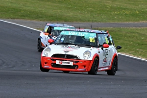 Prints of Joshua Wilby, Team Avago, 2025 Vertu MINI Challenge Trophy, two twenty minute races a over the weekend, single marque racing BTCC Brands Hatch May 2025 Prints: CZ2_4874 Joshua Wilby, Team Avago.jpg
