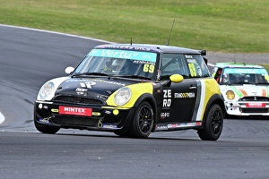 Prints of Monroe Rennard, Graves Motorsport, 2025 Vertu MINI Challenge Trophy, two twenty minute races a over the weekend, single marque racing BTCC Brands Hatch May 2025 Prints: CZ2_4883 Monroe Rennard, Graves Motorsport.jpg