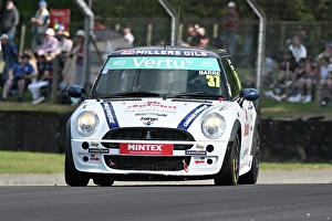 Prints of Charlie Barre, Chandler Motorsport, 2025 Vertu MINI Challenge Trophy, two twenty minute races a over the weekend, single marque racing BTCC Brands Hatch May 2025 Prints: CZ2_5054 Charlie Barre, Chandler Motorsport.jpg