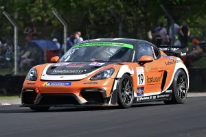 Sunday 11th May 2025 Prints: CZ2_5104 Daniel Lewis, Porsche 718 Cayman GT4 RS Clubsport, Race Car Consultants.jpg