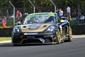 Sunday 11th May 2025 Prints: CZ2_5106 Dean Burden, Porsche 718 Cayman GT4 RS Clubsport, LFP Motorsport.jpg