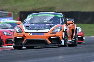 Sunday 11th May 2025 Prints: CZ2_5397 Daniel Lewis, Porsche 718 Cayman GT4 RS Clubsport, Race Car Consultants.jpg