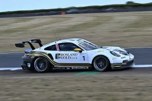 George Gamble Prints: CZ2_6965 George Gamble, Rosland Gold by Century Motorsport, Porsche 911 GT3 Cup.jpg
