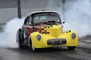 Prints of Philip Moules, Willys Wars, Dragstalgia, This was the 11th running of the Annual Willys Wars, featuring Willys Coupes, Sedans or Pickups from the years 1933 to 42 Dragstalgia Santa Pod June 2025 Prints: CZ2_9921 Philip Moules, Willys Wars.jpg