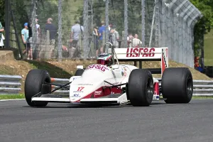 Prints of Mark McAllister, Arrows A10, raced in the 187 Formula One season, F1 Demonstration, a opportunity to see and hear a selection of F1 cars from the The Historic European Formula One Race Car Entrants Festival Italia Brands Hatch August 2025 Prints: CZ3_5835 Mark McAllister, Arrows A10.jpg