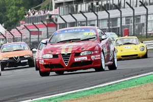 Prints of Steve Godfrey, Alfa Romeo GT, Hitek Alfa Romeo and Italian Intermarque Championship, Festival Italia, two 20 minute races Festival Italia Brands Hatch August 2025 Prints: CZ3_5932 Steve Godfrey, Alfa Romeo GT.jpg