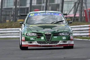 Prints of Ian Woolfenden, Alfa Romeo 156, Hitek Alfa Romeo and Italian Intermarque Championship, Festival Italia, two 20 minute races Festival Italia Brands Hatch August 2025 Prints: CZ3_5973 Ian Woolfenden, Alfa Romeo 156.jpg