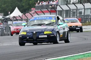 Prints of Ian Fenwick, Alfa Romeo 147, Hitek Alfa Romeo and Italian Intermarque Championship, Festival Italia, two 20 minute races Festival Italia Brands Hatch August 2025 Prints: CZ3_6033 Ian Fenwick, Alfa Romeo 147.jpg