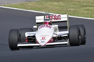 Prints of Mark McAllister, Arrows A10, raced in the 187 Formula One season, F1 Demonstration, a opportunity to see and hear a selection of F1 cars from the The Historic European Formula One Race Car Entrants Festival Italia Brands Hatch August 2025 Prints: CZ3_6273 Mark McAllister, Arrows A10.jpg