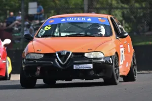 Prints of John Griffiths, Alfa Romeo 155 V6, Hitek Alfa Romeo and Italian Intermarque Championship, Festival Italia, two 20 minute races Festival Italia Brands Hatch August 2025 Prints: CZ3_6397 John Griffiths, Alfa Romeo 155 V6.jpg