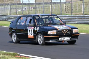 Prints of Gary Holman, Alfa Romeo 33 QV, Pre-85 Alfa Romeo and Italian Intermarque Classico, two 20 minute races, with cars split into six classes A-F, Class A - Saloon's/Sports unto 1600cc Festival Italia Brands Hatch August 2025 Prints: CZ3_6505 Gary Holman, Alfa Romeo 33 QV.jpg