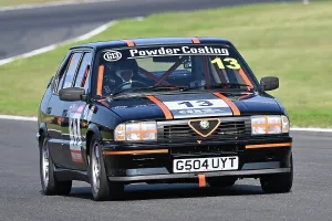 Prints of Gary Holman, Alfa Romeo 33 QV, Pre-85 Alfa Romeo and Italian Intermarque Classico, two 20 minute races, with cars split into six classes A-F, Class A - Saloon's/Sports unto 1600cc Festival Italia Brands Hatch August 2025 Prints: CZ3_6515 Gary Holman, Alfa Romeo 33 QV.jpg