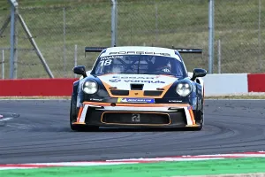 31st August 2025 Prints: CZ4_0659 Sebastian Hopkins, Team Parker Racing, Porsche 911 GT3 Cup.jpg