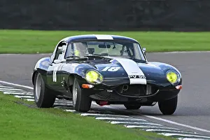 Tourist Trophy Races Prints: CZ4_4481 Rob Huff, Andrew Bentley, Jaguar E-Type semi-lightweight.jpg