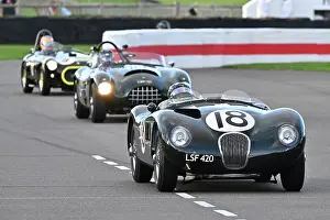 Early Evening Race Prints: CZ4_5037 James Davison, Gary Pearson, Jaguar C-Type.jpg
