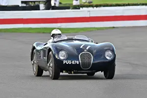 Early Evening Race Prints: CZ4_5043 Andrew Hall, Ben Cussons, Jaguar C-Type.jpg
