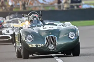 Early Evening Race Prints: CZ4_5100 Nigel Webb, Chris Ward, Jaguar C-Type.jpg