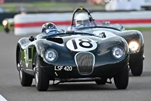 Early Evening Race Prints: CZ4_5109 James Davison, Gary Pearson, Jaguar C-Type.jpg