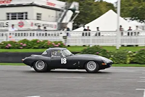 Tourist Trophy Races Prints: CZ4_5631 Rob Huff, Andrew Bentley, Jaguar E-Type semi-lightweight.jpg