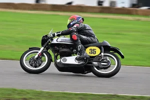 Keith Bush Prints: CZ4_8070 Keith Bush, David Johnson, Norton Manx 30M.jpg