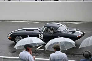 Tourist Trophy Races Prints: CZ4_8623 Rob Huff, Andrew Bentley, Jaguar E-Type semi-lightweight.jpg