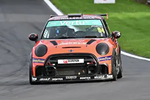 Prints of Josh Porter, EXCELR8 Driver Development Programme, MINI F56 JCW, 2025 Vertu MINI Challenge three twenty minute races a over the weekend, single marque racing BTCC Brands Hatch October 2025 Prints: CZ5_2182 Josh Porter, EXCELR8 Driver Development Programme, MINI F56 JCW.jpg