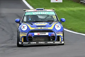 Prints of Alex Solley, NAPA Racing UK, MINI F56 JCW, 2025 Vertu MINI Challenge three twenty minute races a over the weekend, single marque racing, cars being based on the MINI F56 JCW 3 door Hatchback BTCC Brands Hatch October 2025 Prints: CZ5_2183 Alex Solley, NAPA Racing UK, MINI F56 JCW.jpg