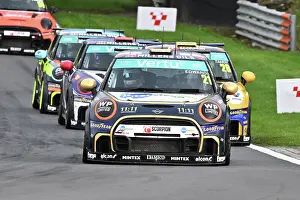 Prints of Nathan Edwards, EXCELR8 Driver Development Programme, MINI F56 JCW, 2025 Vertu MINI Challenge three twenty minute races a over the weekend, single marque racing BTCC Brands Hatch October 2025 Prints: CZ5_2202 Nathan Edwards, EXCELR8 Driver Development Programme, MINI F56 JCW.jpg