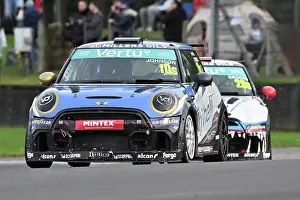 Prints of Archie Johnson, Jamsport Racing UK, MINI F56 JCW Sport, 2025 Vertu MINI Challenge three twenty minute races a over the weekend, single marque racing BTCC Brands Hatch October 2025 Prints: CZ5_2244 Archie Johnson, Jamsport Racing UK, MINI F56 JCW Sport.jpg