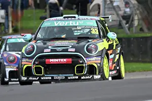 Prints of Max Edmundson, Pro Alloys Racing, MINI F56 JCW, 2025 Vertu MINI Challenge three twenty minute races a over the weekend, single marque racing, cars being based on the MINI F56 JCW 3 door Hatchback BTCC Brands Hatch October 2025 Prints: CZ5_2247 Max Edmundson, Pro Alloys Racing, MINI F56 JCW.jpg