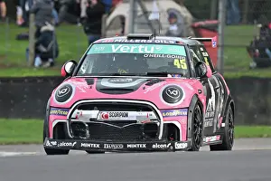 Prints of Jenson O'Neill-Going, Jamsport Racing UK, MINI F56 JCW, 2025 Vertu MINI Challenge three twenty minute races a over the weekend, single marque racing BTCC Brands Hatch October 2025 Prints: CZ5_2254 Jenson O'Neill-Going, Jamsport Racing UK, MINI F56 JCW.jpg