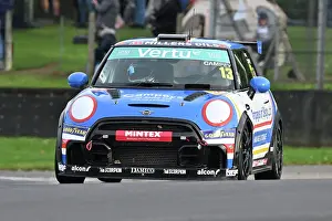 Prints of Harry Campey, EXCELR8 Motorsport, MINI F56 JCW, 2025 Vertu MINI Challenge three twenty minute races a over the weekend, single marque racing, cars being based on the MINI F56 JCW 3 door Hatchback BTCC Brands Hatch October 2025 Prints: CZ5_2256 Harry Campey, EXCELR8 Motorsport, MINI F56 JCW.jpg