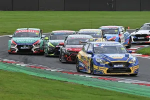 Prints of Dan Cammish, Ford Focus ST, NAPA Racing UK, 2025 Kwik Fit British Touring Car Championship, BTCC, the final Rounds 28, 29 and 30 of the 2025 racing season, held on the full Grand Prix circuit BTCC Brands Hatch October 2025 Prints: CZ5_2548 Dan Cammish, Ford Focus ST, NAPA Racing UK.jpg