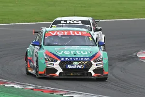 Prints of Tom Chilton, Hyundai i30N, Team VERTU, 2025 Kwik Fit British Touring Car Championship, BTCC, the final Rounds 28, 29 and 30 of the 2025 racing season, held on the full Grand Prix circuit BTCC Brands Hatch October 2025 Prints: CZ5_2586 Tom Chilton, Hyundai i30N, Team VERTU.jpg