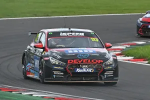 Prints of Daniel Lloyd, Hyundai i30N, Restart Racing, 2025 Kwik Fit British Touring Car Championship, BTCC, the final Rounds 28, 29 and 30 of the 2025 racing season, held on the full Grand Prix circuit BTCC Brands Hatch October 2025 Prints: CZ5_2590 Daniel Lloyd, Hyundai i30N, Restart Racing.jpg