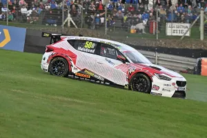 Prints of Ooops, Nick Halstead, Cupra Leon, Motor Parts Direct with Power Maxed Racing, 2025 Kwik Fit British Touring Car Championship, BTCC, the final Rounds 28, 29 and 30 of the 2025 racing season BTCC Brands Hatch October 2025 Prints: CZ5_2593 Nick Halstead, Cupra Leon, Motor Parts Direct with Power Maxed Racing.jpg