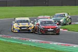 Prints of Gordon Shedden, Toyota Corolla GR Sport, Toyota Gazoo Racing UK with IAA, Daniel Rowbottom, Ford Focus ST, NAPA Racing UK, 2025 Kwik Fit British Touring Car Championship, BTCC, the final Rounds 28 BTCC Brands Hatch October 2025 Prints: CZ5_2599 Gordon Shedden, Toyota Corolla GR Sport